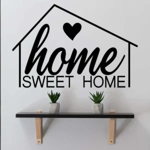 Home-sweet-home-väggdekor-hall