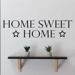 Home-sweet-home-väggdekor-hall-stjärna