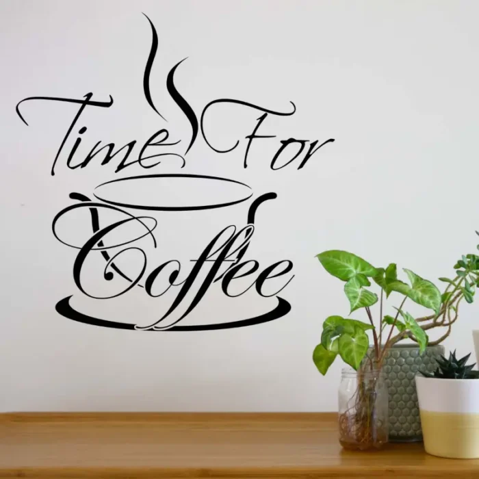 Time-for-coffee-väggdekor-kaffe