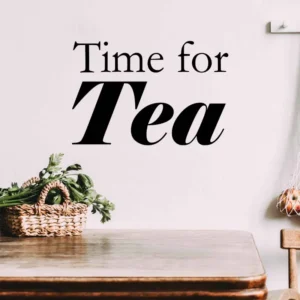 Time-for-tea-väggdekor