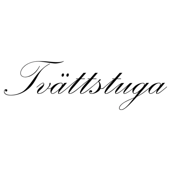 Tvättstuga-väggdekor-dörr-svart