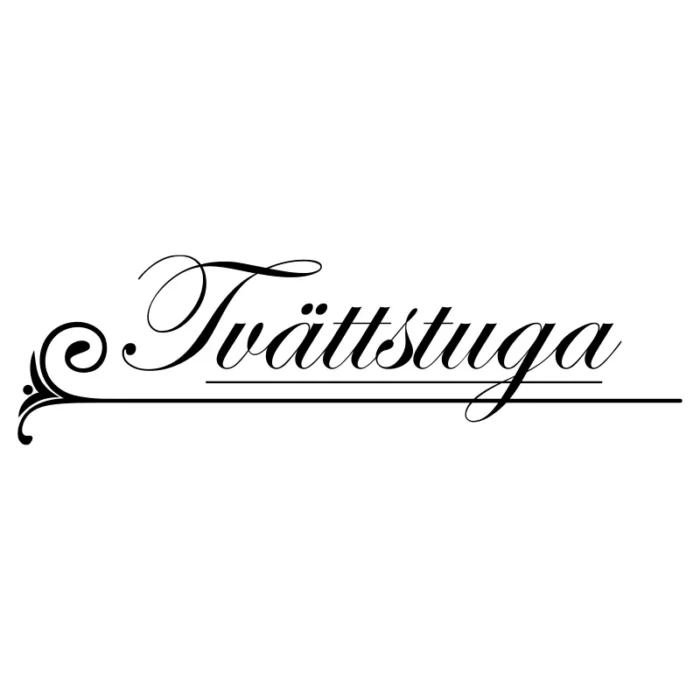 Tvättstuga-väggdekor-väggtext-dörr-tvätt-svart