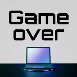 Game-over-barnrum-väggdekor