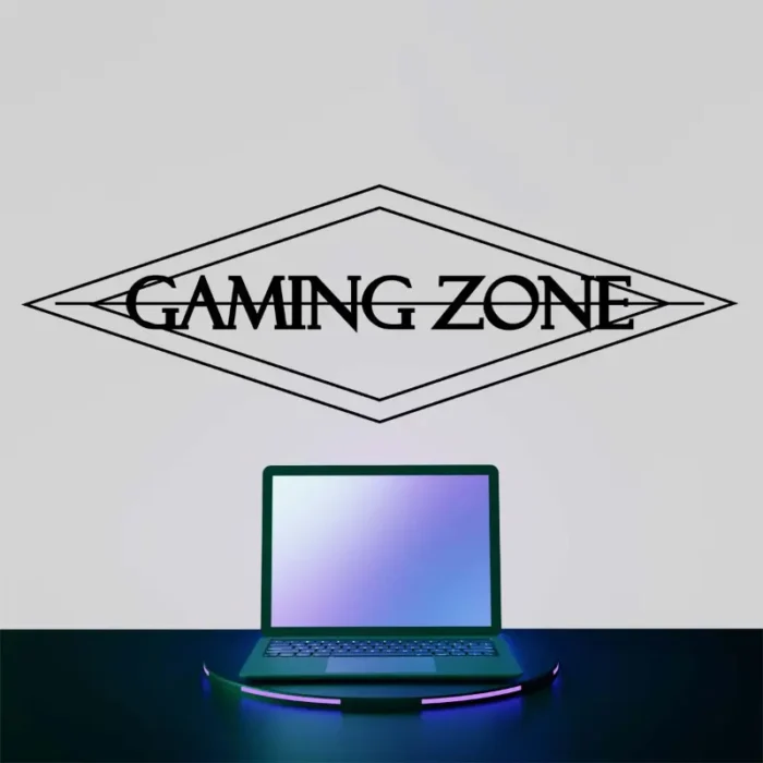 Gaming-zone-barnrum-väggdekor