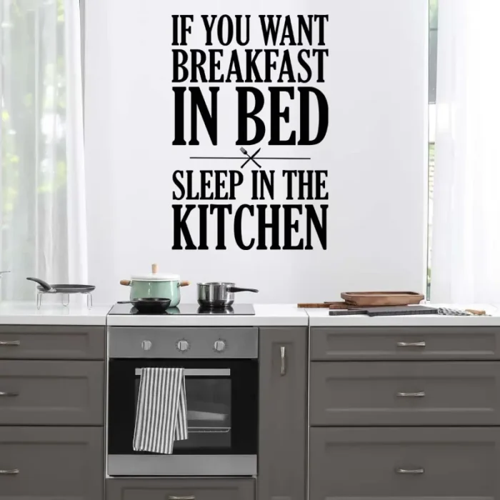 Breakfast-in-bed-väggdekor
