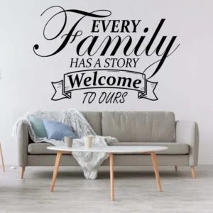 Every-family-has-a-story-väggdekor
