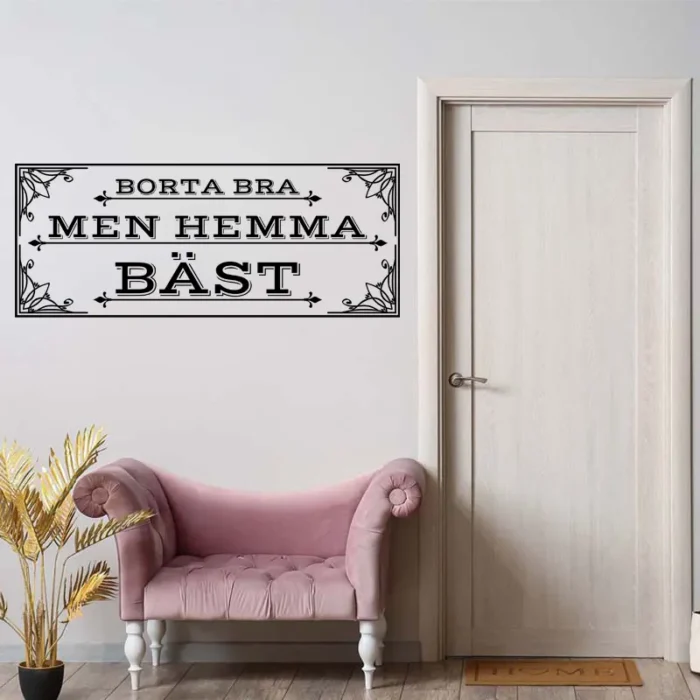 Borta-bra-men-hemma-bäst-väggdekor-väggtext