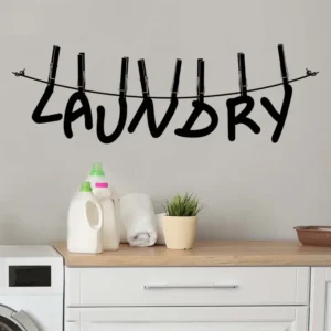 Laundry-väggdekor-tvättstuga