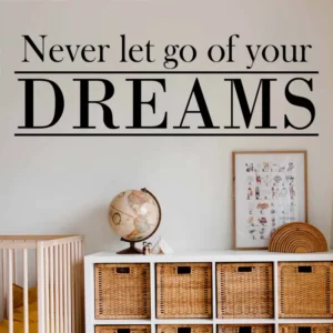Never-let-go-of-your-dreams-väggdekor