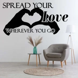 Spread-your-love-wherever-you-go-väggdekor