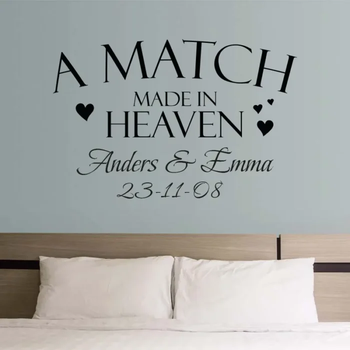 A-match-made-in-heaven-väggdekor-sovrum