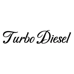 Turbo-diesel-dekal-bil
