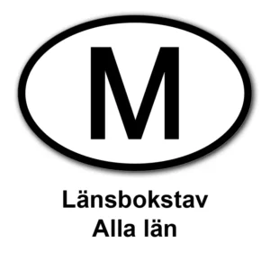 Länsbokstav-klistermärke-sticker-dekal