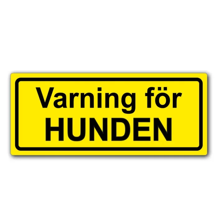 Varning-för-hunden-skylt-dekal-klistermärke